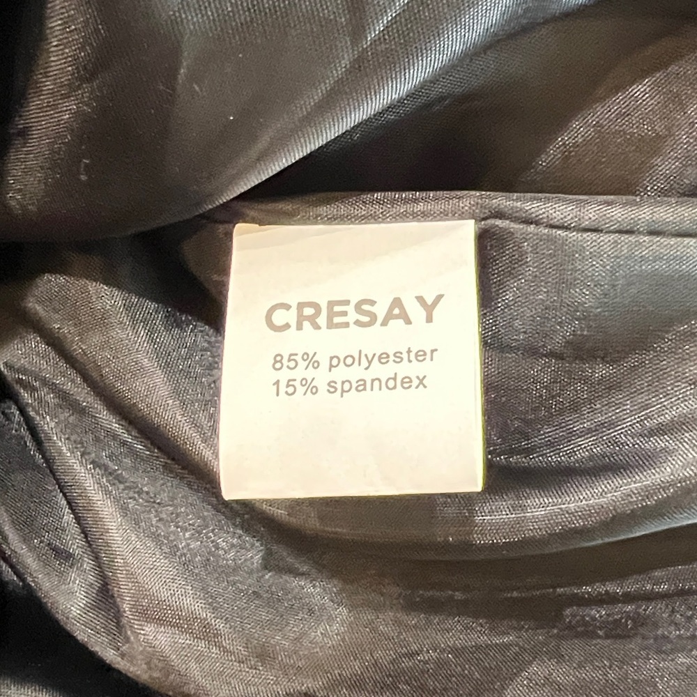 Cresay Multicolor & Silver Sequin Ribbed Trim Zip Front Bomber Jacket NWT - Picture 7 of 9